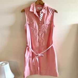 Vineyard vines salmon pink collared dress